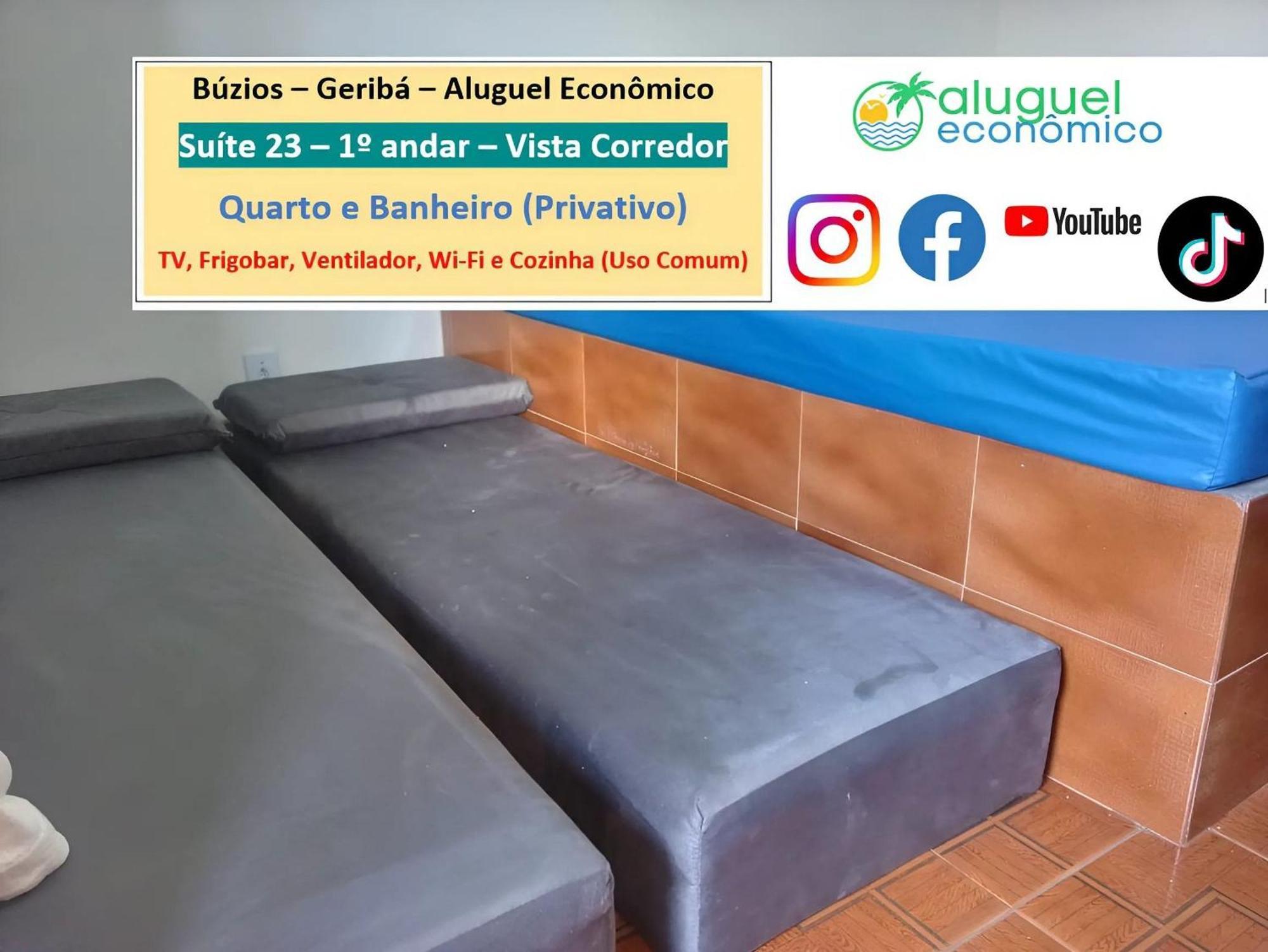 Buzios - Geriba - Suites - Aluguel Economico Exterior foto